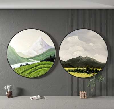 现代抽象装饰画3D模型下载